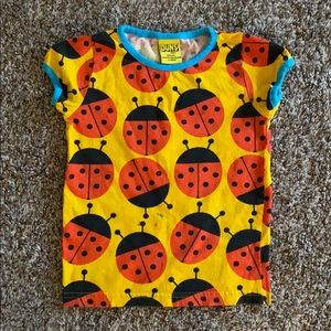 Duns Yellow Ladybug Tee